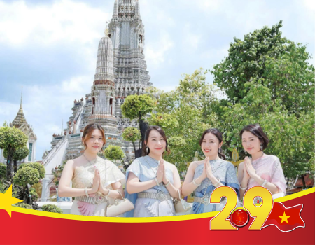 Tour Thái Lan: Bangkok | Pattaya - Bay Vietjet Air/Bay Thai AirAsia
