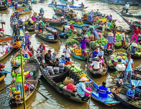 TOUR TẾT MIỀN TÂY | CHỢ NỔI CÁI BÈ | CÙ LAO TÂN PHONG 