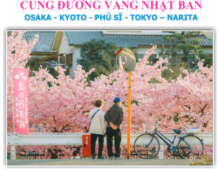 NHẬT BẢN CUNG ĐƯỜNG VÀNG 5 NGÀY 5 ĐÊM